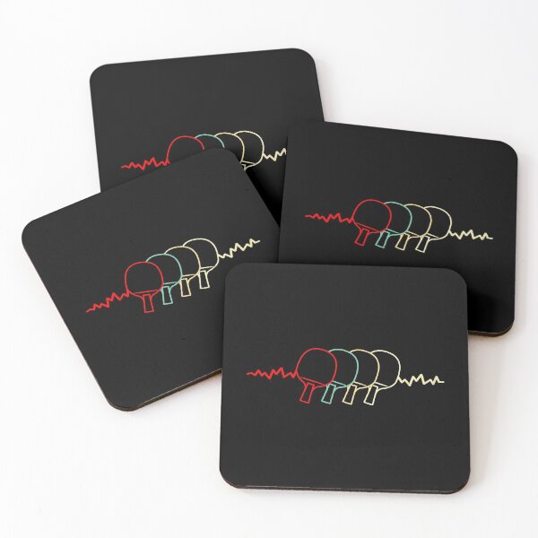 Item preview, Table Tennis Heartbeat Pingpong Paddle Heart Beat designed and sold by perfectpresents.
