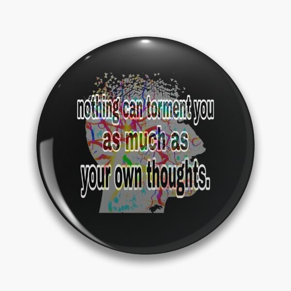 Item preview, nothing can torment you as much as your own thoughts. designed and sold by doctors-apparel.
