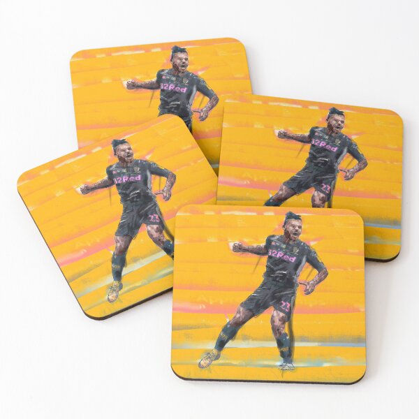 Item preview, Kalvin Phillips celebration, yellow background designed and sold by Tom Woodhead.