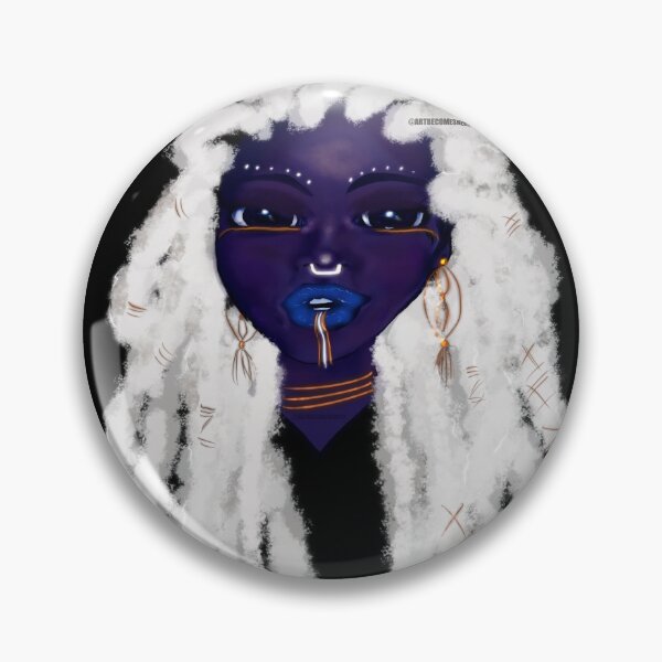 Item preview, Afrofuturistic Queen Nubia  designed and sold by ArtBecomesHer2.