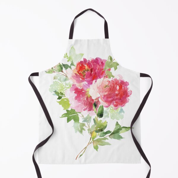 Item preview, Wild Peonies Bouquet in Pink Watercolor designed and sold by junkydotcom.
