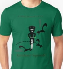 Radfahrende Gefahren - Kamikaze-Eichhörnchen Slim Fit T-Shirt