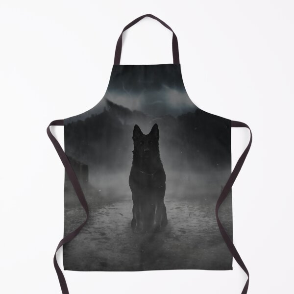 Item preview, Black german shepherd in the fog designed and sold by Destroyed-Pixel.
