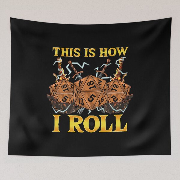 Item preview, This Is How I Roll RPG Tabletop Gaming Dice Pun designed and sold by perfectpresents.