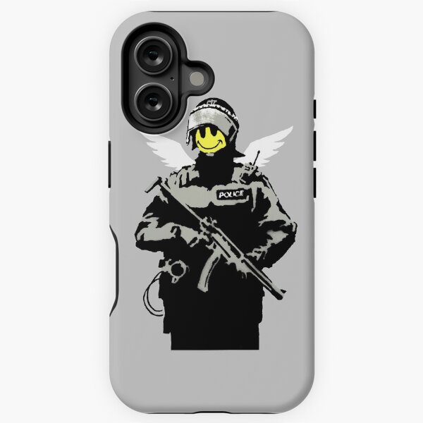 Item preview, Banksy - Smiley Cop designed and sold by STREETARTCORNER.