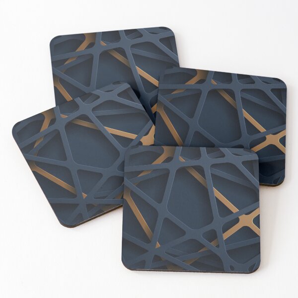Item preview, 3D Blue And Yellow Papercut  designed and sold by Vector Scout Lab.