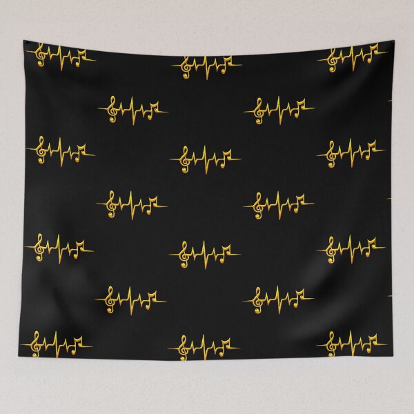 Item preview, Music Pulse, Notes, Clef, Frequency, Wave, Sound, Dance designed and sold by boom-art.