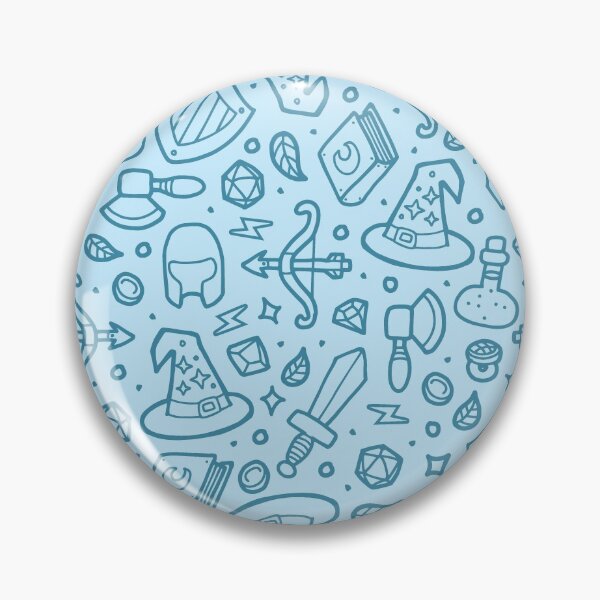 Item preview, Magical Epic Loot Pattern Light Blue designed and sold by artlahdesigns.
