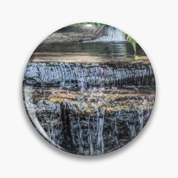 Item preview, Tropical Waterfall With Butterflies designed and sold by Finding Fortuity.