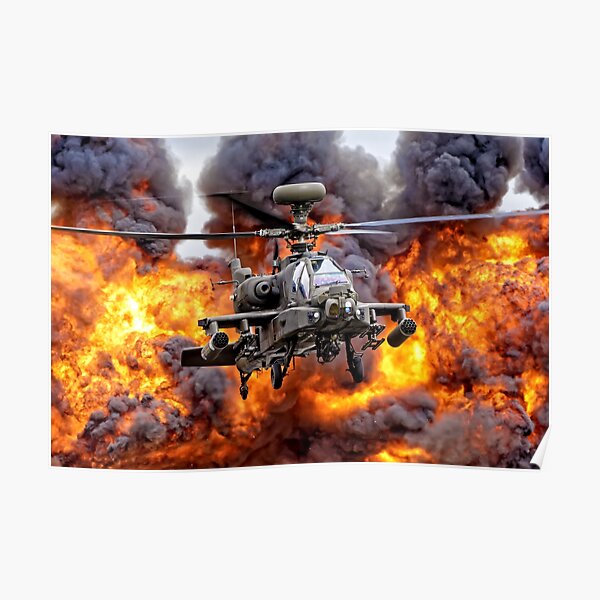 AgustaWestland Apache AH1 Poster