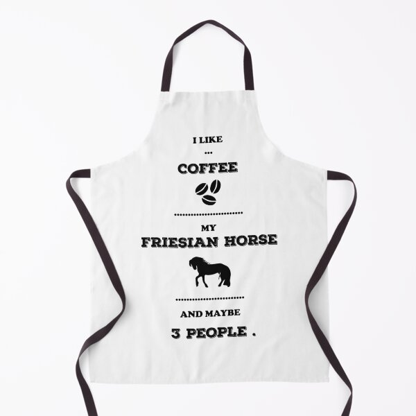 Item preview, I Like Coffee My Friesian Horse And Maybe 3 People Classic T-Shirt designed and sold by Orlyne.