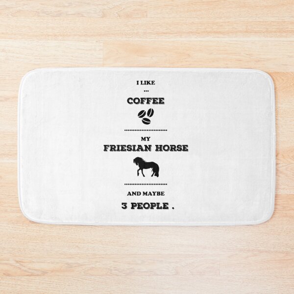 Item preview, I Like Coffee My Friesian Horse And Maybe 3 People Classic T-Shirt  designed and sold by Orlyne.
