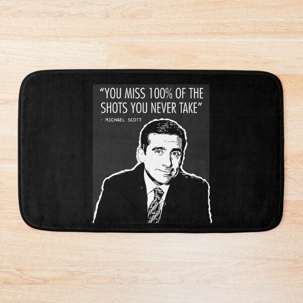 Item preview, the office you miss 100% of the shots you never take designed and sold by John Hana.