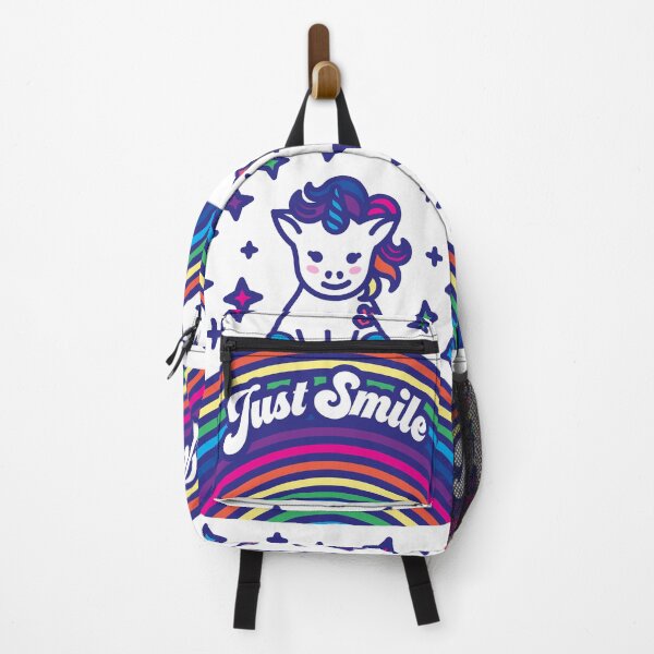 Item preview, Yuni unicorn - sitting rainbow stars Just Smile designed and sold by TokiPY.