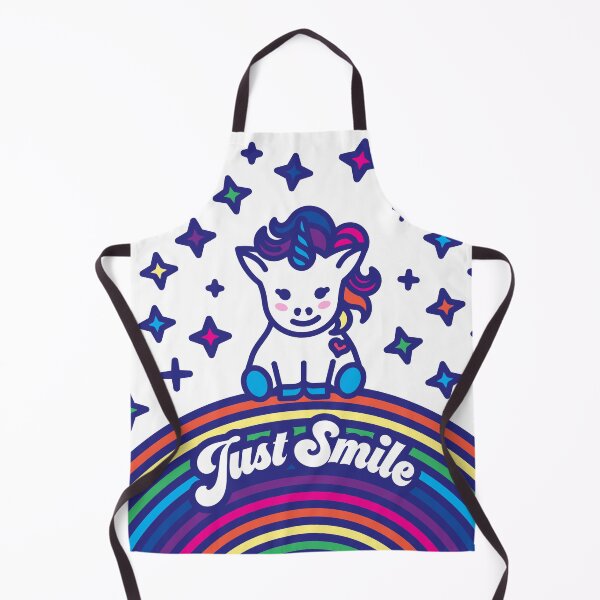 Item preview, Yuni unicorn - sitting rainbow stars Just Smile designed and sold by TokiPY.