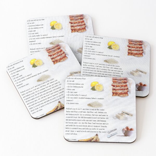 Item preview, BANANA WALNUT BREAD Recipe designed and sold by andysartworks.
