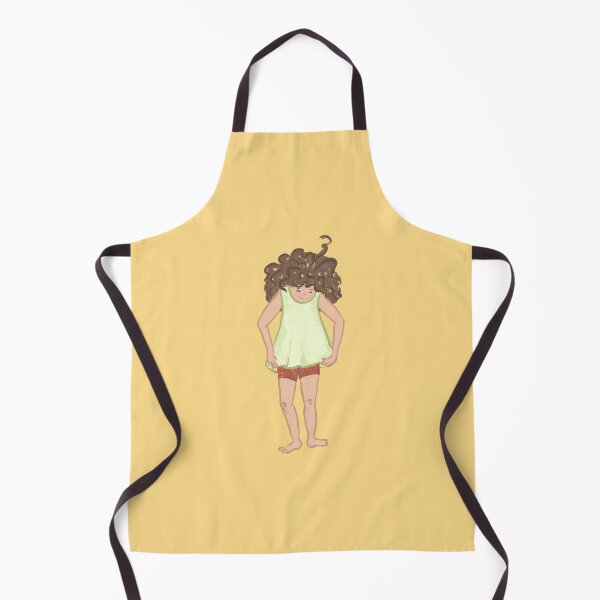 Item preview, Naive Girl with Curls designed and sold by NaliniLe.