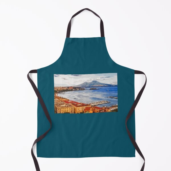 Item preview, The Bay of Naples. Digital drawing. designed and sold by Pino 'Delfino' Esposito.