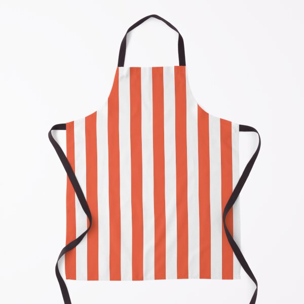 Item preview, Vermillion Orange Striped Basic Simple Design  designed and sold by Pixelsadots.