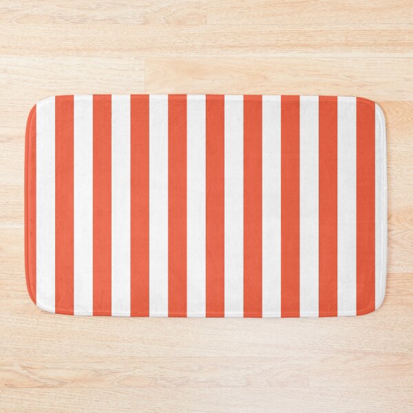 Item preview, Vermillion Orange Striped Basic Simple Design  designed and sold by Pixelsadots.