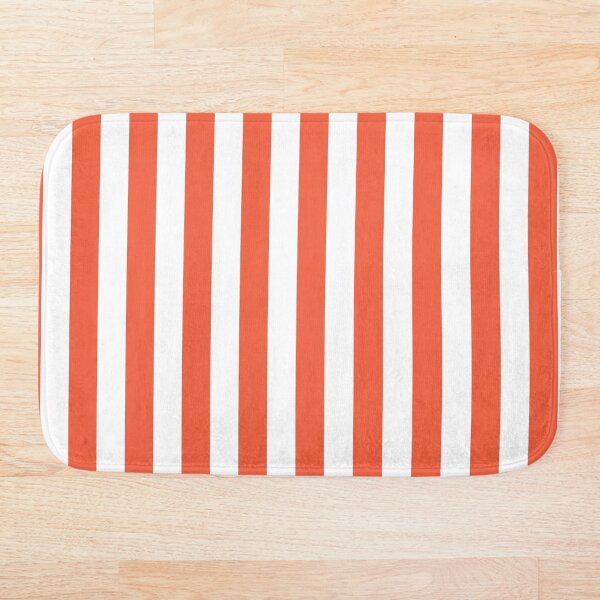Item preview, Vermillion Orange Striped Basic Simple Design  designed and sold by Pixelsadots.