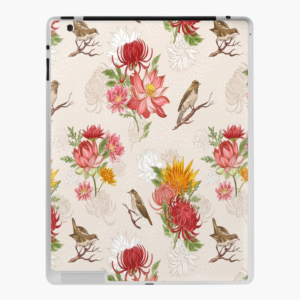 Bird Flowers iPad mini Skin