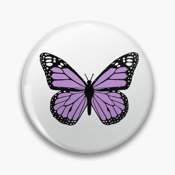 Artikelvorschau, Hellvioletter Schmetterling entworfen und verkauft von daisystickers <3.