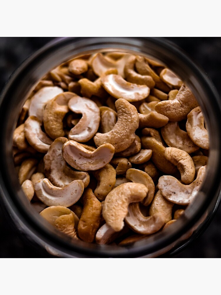 Rohe Cashewnusse Cashewnusse In Einem Glas Grusskarte Von Margueritefaure Redbubble