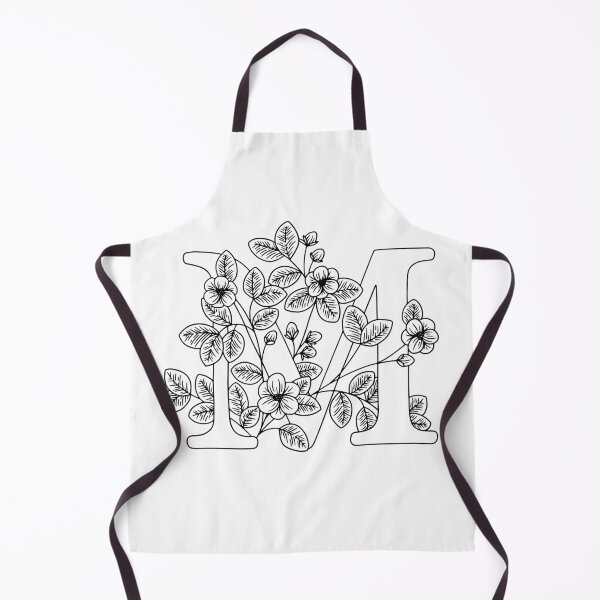 Item preview, Floral letter M designed and sold by Artsy Corner.