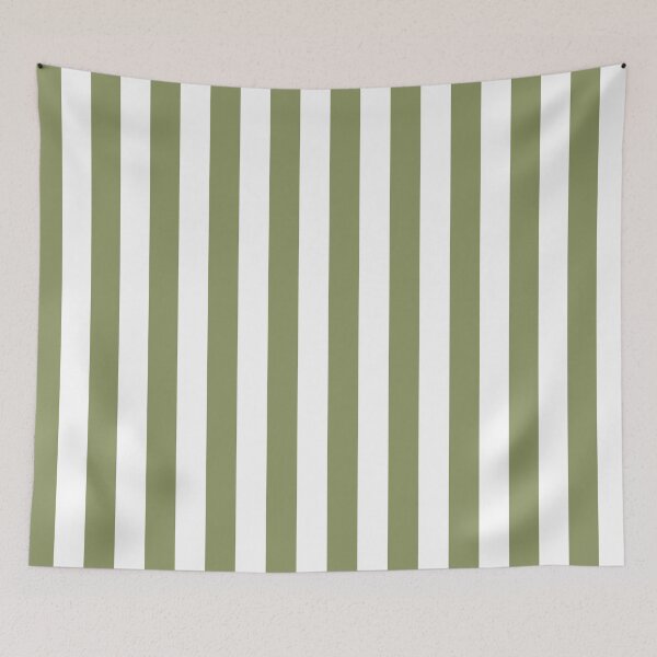 Item preview, Sage Green Stripes Basic Simple Pattern Design designed and sold by Pixelsadots.