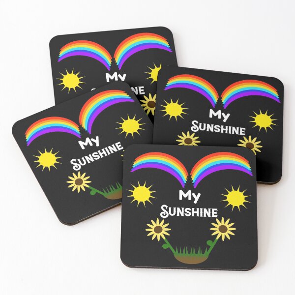Item preview, My Sunshine Sunflower Rainbow designed and sold by SparkleLiveLife.