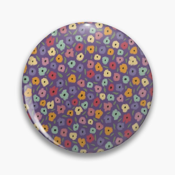 Item preview, Floral Tossed Spring Pattern, Purple designed and sold by Dani Reber.