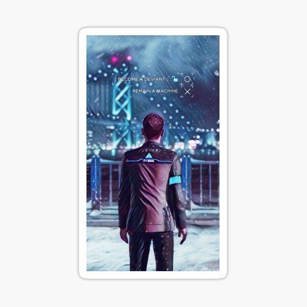 Detroit Become Human design Sticker