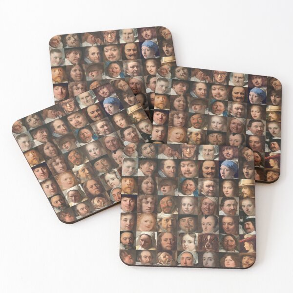 Item preview, Faces of the Golden Age - Collage of portraits of Dutchmen designed and sold by Rogervdb.
