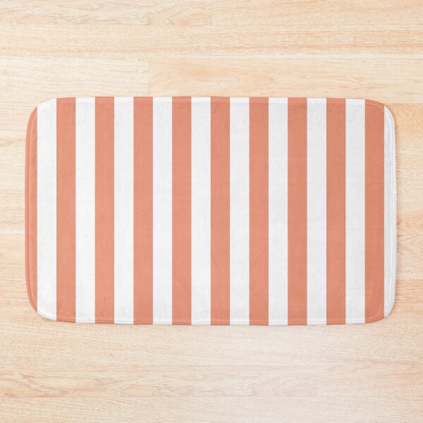 Item preview, Peach Pink Striped Basic Simple Pattern Design designed and sold by Pixelsadots.