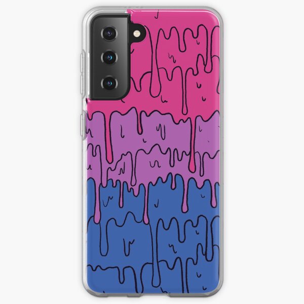 Pastel Kawaii Melting Bisexual Pride LGBTQ Design Samsung Galaxy Soft Case