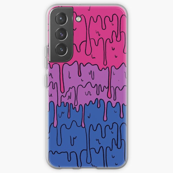 Pastel Kawaii Melting Bisexual Pride LGBTQ Design Samsung Galaxy Soft Case