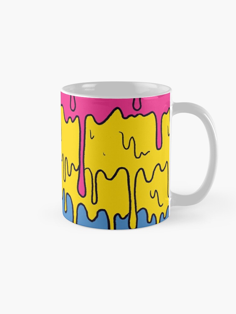 Cute Pride Pastel Melting Pride Design, Asexual flag Coffee Mug by