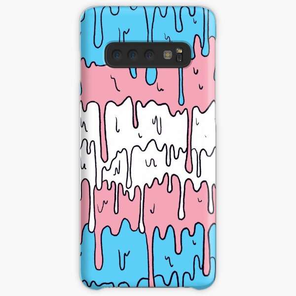 Pastel Kawaii Melting Trans Pride LGBTQ Design Samsung Galaxy Snap Case