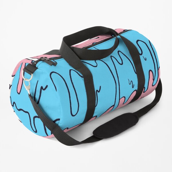 Pastel Kawaii Melting Trans Pride LGBTQ Design Duffle Bag