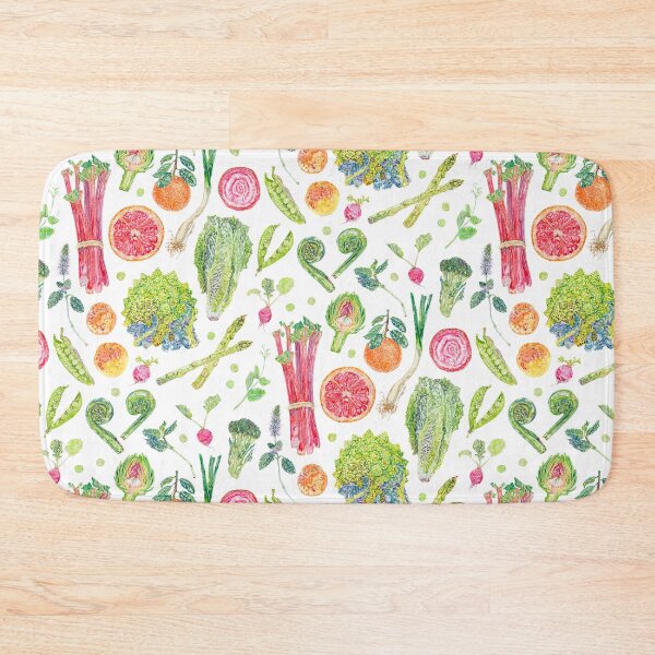 Item preview, Spring Harvest Pattern White designed and sold by beccaboyce.
