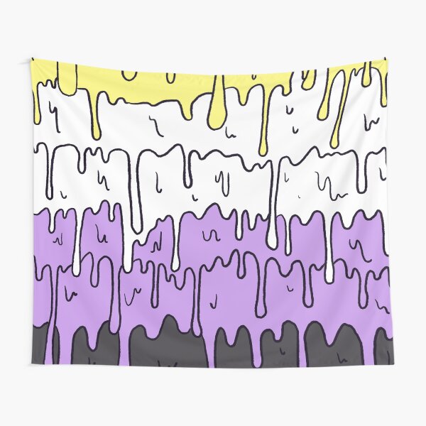 Item preview, Cute Pride Pastel Melting Pride Design, Non Binary flag  designed and sold by Limolida.