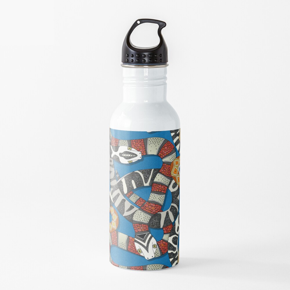 snake print water bottle