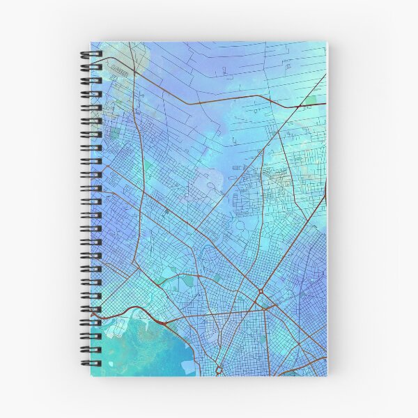 Item preview, Montevideo Uruguay Street Map Blue Lagoon designed and sold by IvonDesign.