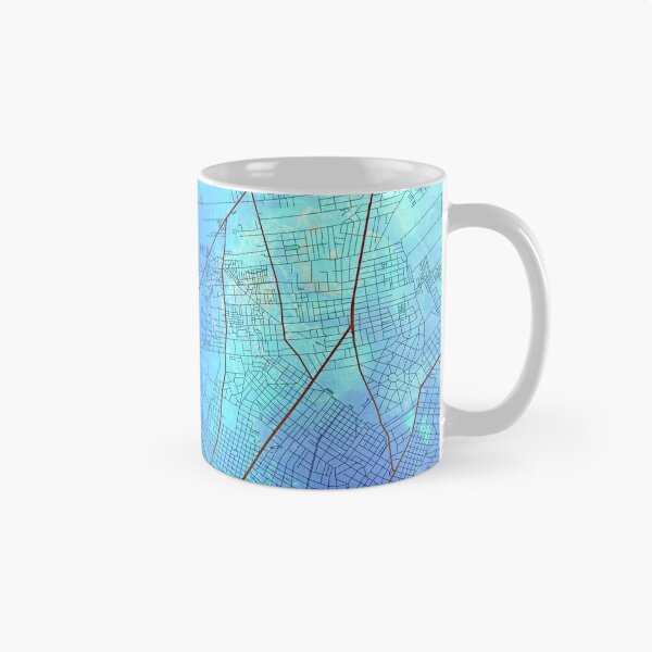 Item preview, Montevideo Uruguay Street Map Blue Lagoon designed and sold by IvonDesign.