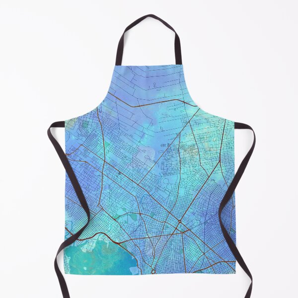 Item preview, Montevideo Uruguay Street Map Blue Lagoon designed and sold by IvonDesign.
