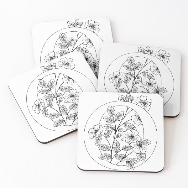 Item preview, Floral letter O designed and sold by Artsy Corner.
