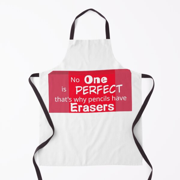 Item preview, No One is perfect that's why pencils have erasers- Quotes (Red) designed and sold by VtheArtist.