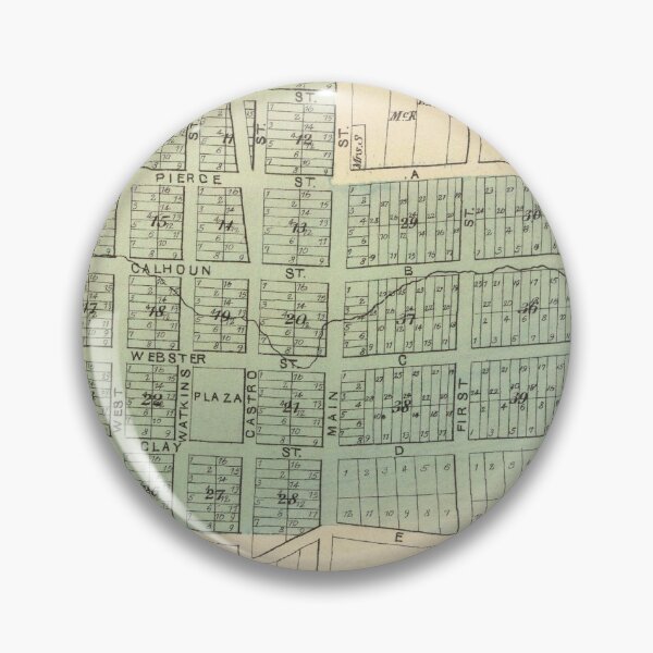Item preview, Vintage Hayward CA Map (1878) designed and sold by BravuraMedia.