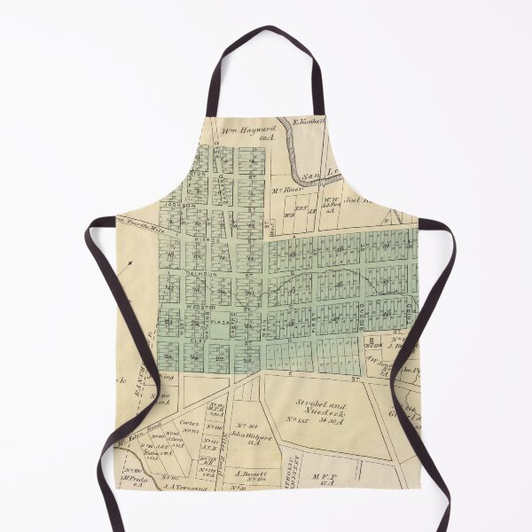 Item preview, Vintage Hayward CA Map (1878) designed and sold by BravuraMedia.